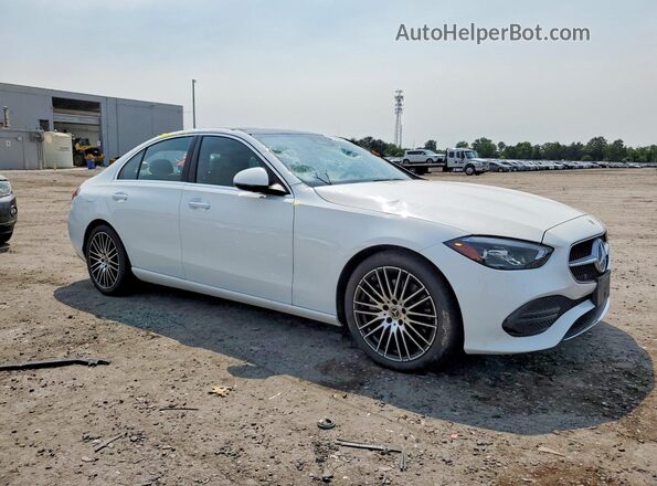 W1KAF4HB6PR085132 2023 MERCEDES-BENZ C Белый Передняя правая четверть