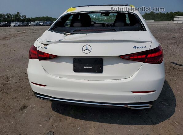 W1KAF4HB6PR085132 2023 MERCEDES-BENZ C Белый Вид сзади