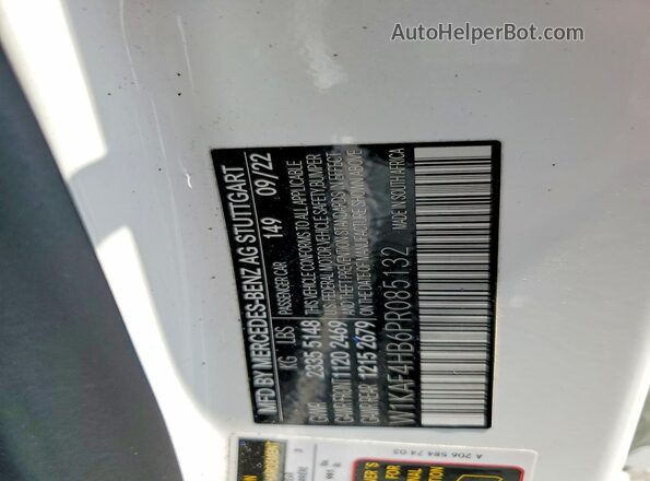 W1KAF4HB6PR085132 2023 MERCEDES-BENZ C Белый Вид подкапотного пространства