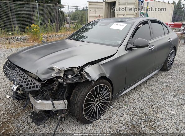 W1KAF4HB6PR090363 2023 MERCEDES-BENZ C-CLASS Gray Передня ліва чверть