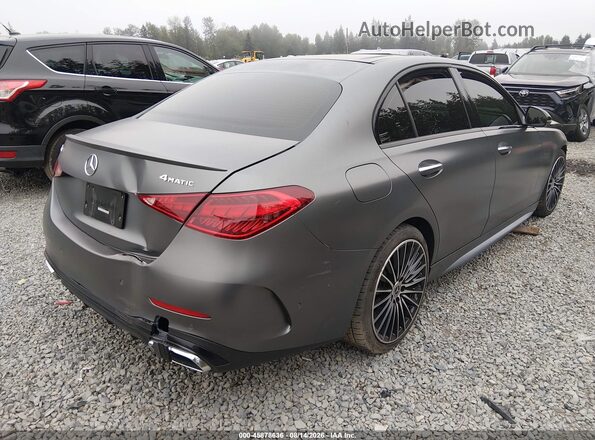 W1KAF4HB6PR090363 2023 MERCEDES-BENZ C-CLASS Gray Задня права чверть