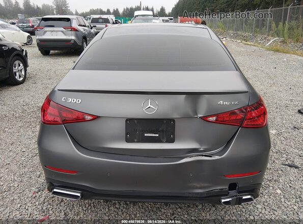 W1KAF4HB6PR090363 2023 MERCEDES-BENZ C-CLASS Gray 