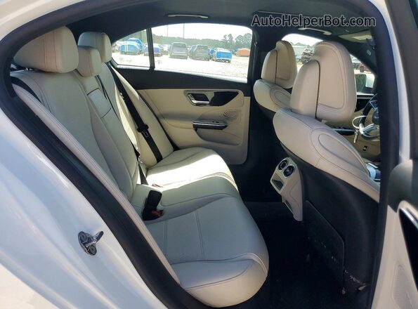 W1KAF4HB6PR144633 2023 MERCEDES-BENZ C White Rear seats view