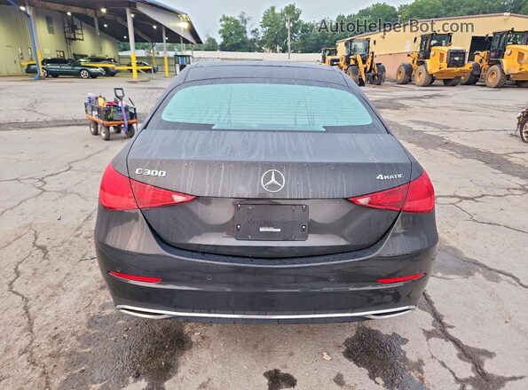 W1KAF4HB7PR138808 2023 MERCEDES-BENZ C Black Հետևի տեսք