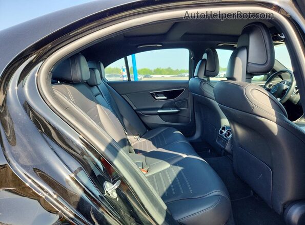 W1KAF4HB7PR153342 2023 MERCEDES-BENZ C Black უკანა სავარძლების ხედი