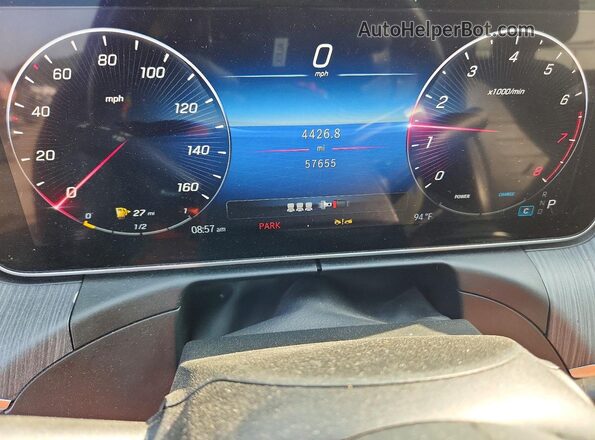 W1KAF4HB7PR153342 2023 MERCEDES-BENZ C Black ხელსაწყოთა პანელის ხედი