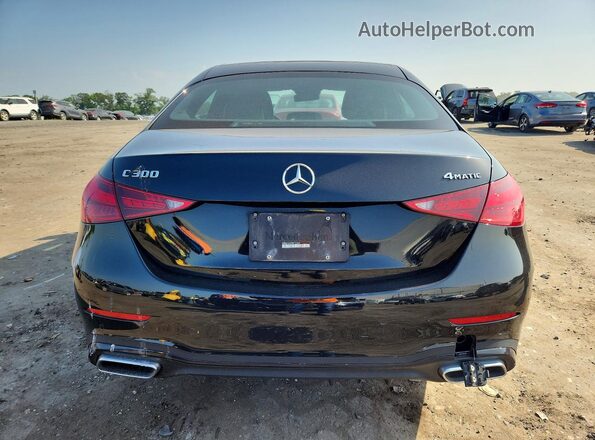 W1KAF4HB7PR153342 2023 MERCEDES-BENZ C Black უკანა ხედი