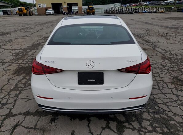 W1KAF4HB7RR229760 2024 MERCEDES-BENZ C White Вид ззаду