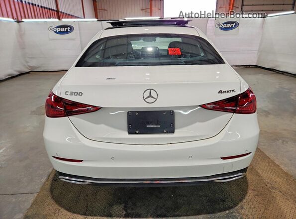 W1KAF4HB7TR346357 2026 MERCEDES-BENZ C Белый Вид сзади