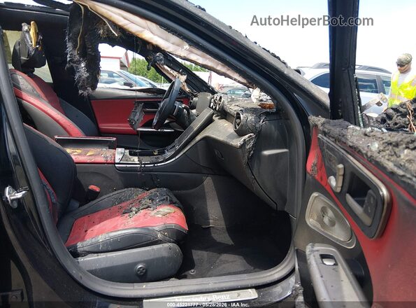 W1KAF4HB8NR010400 2022 MERCEDES-BENZ C-CLASS Black Widok wnętrza z przodu