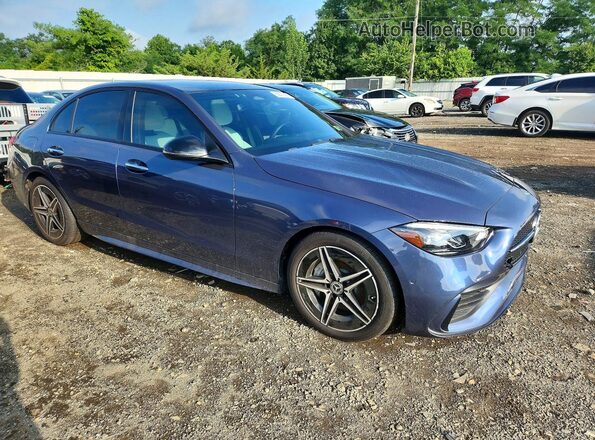 W1KAF4HB8RR190709 2024 MERCEDES-BENZ C Blue Front right