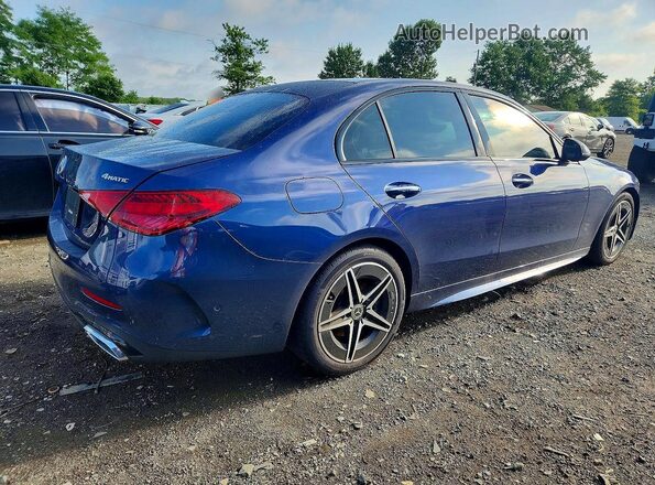 W1KAF4HB8RR190709 2024 MERCEDES-BENZ C Blue Rear right