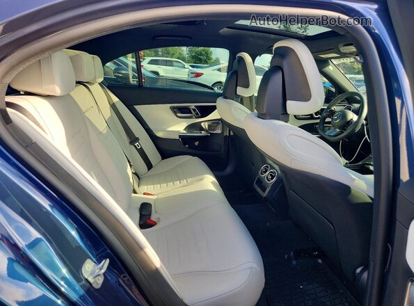 W1KAF4HB8RR190709 2024 MERCEDES-BENZ C Blue Rear seats view