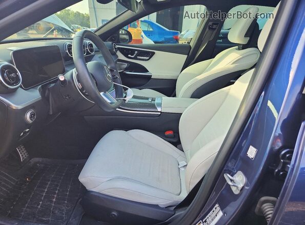 W1KAF4HB8RR190709 2024 MERCEDES-BENZ C Blue Front interior view