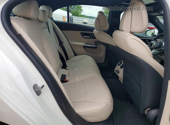 W1KAF4HB8SR241860 2025 MERCEDES-BENZ C White Вид задніх сидінь