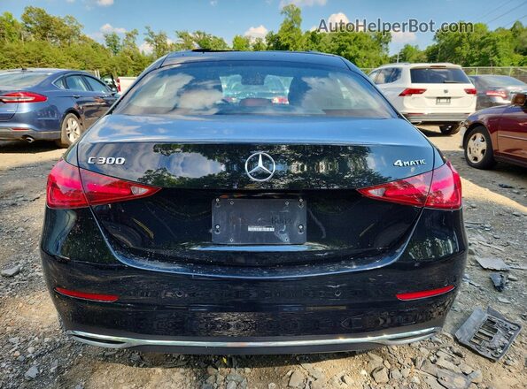 W1KAF4HB9RR233437 2024 MERCEDES-BENZ C Черный Вид сзади