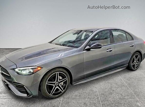 W1KAF4HBXNR019860 2022 MERCEDES-BENZ C Gray Հետևի ձախ