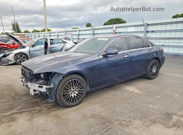 W1KAF4HBXPR097610 2023 MERCEDES-BENZ C Blue Trasero izquierdo