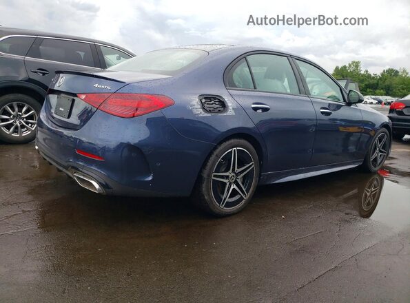 W1KAF4HBXRR205811 2024 MERCEDES-BENZ C Blue Rear right
