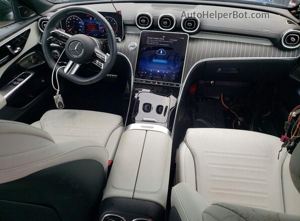 W1KAF4HBXRR205811 2024 MERCEDES-BENZ C Blue Dashboard view