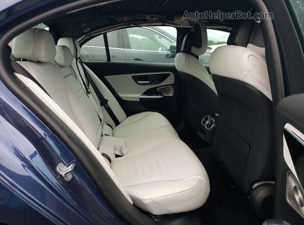 W1KAF4HBXRR205811 2024 MERCEDES-BENZ C Blue Rear seats view