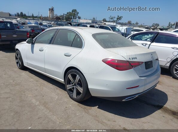W1KAF4HBXSR258434 2025 MERCEDES-BENZ C-CLASS White Rear left