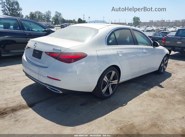 W1KAF4HBXSR258434 2025 MERCEDES-BENZ C-CLASS White Rear right
