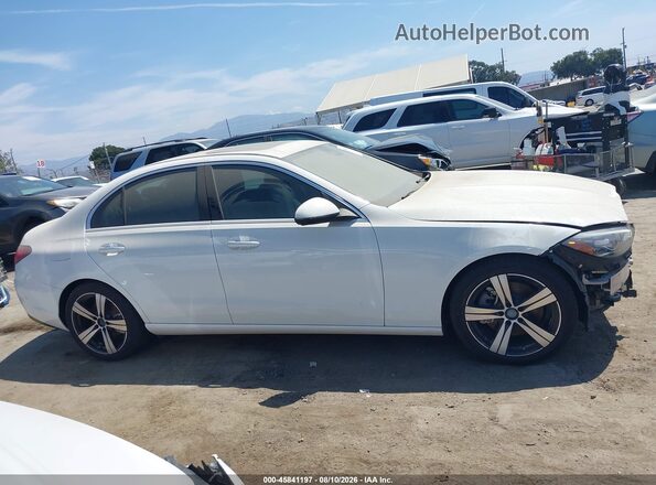W1KAF4HBXSR258434 2025 MERCEDES-BENZ C-CLASS White Rear interior view