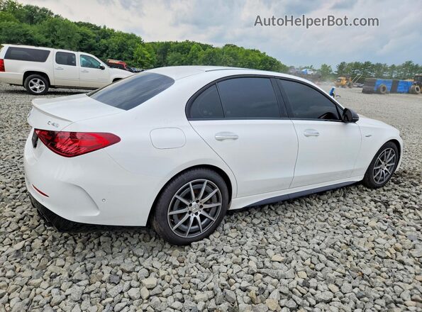 W1KAF8HB2PR100166 2023 MERCEDES-BENZ C White Rear right