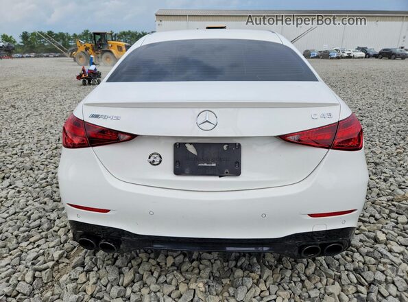 W1KAF8HB2PR100166 2023 MERCEDES-BENZ C White Rear view