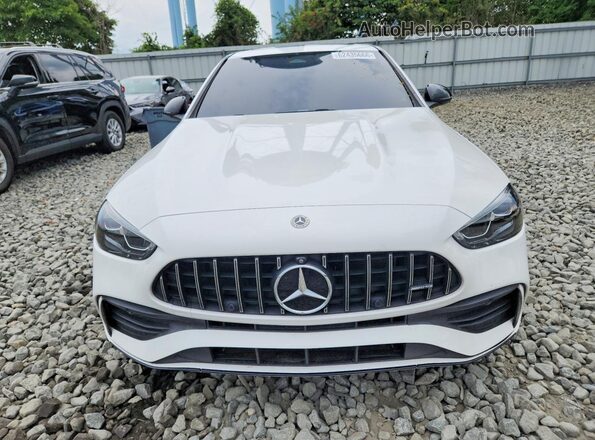 W1KAF8HB2PR100166 2023 MERCEDES-BENZ C White Front view