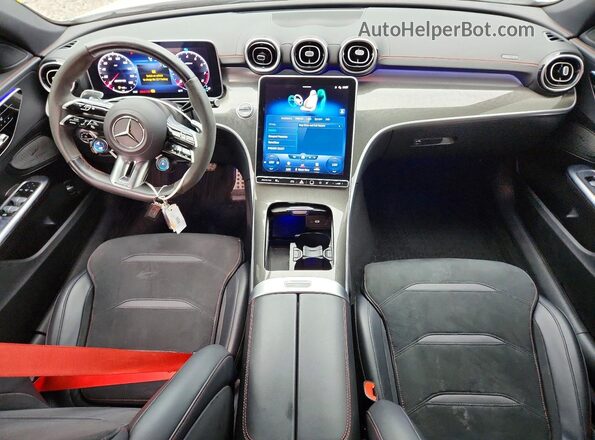 W1KAF8HB2PR100166 2023 MERCEDES-BENZ C White Dashboard view