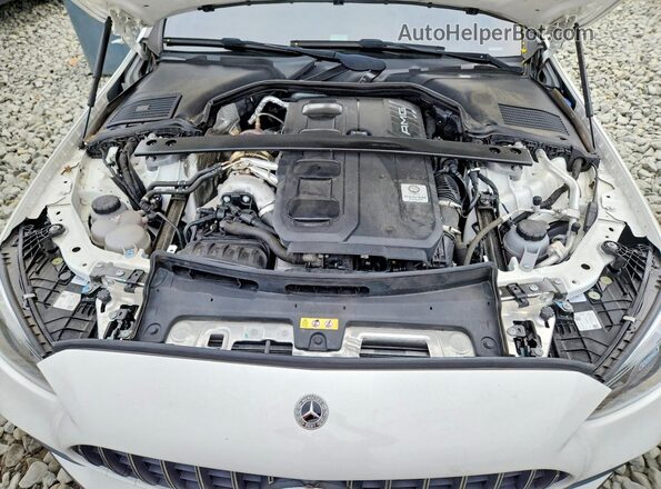 W1KAF8HB2PR100166 2023 MERCEDES-BENZ C White Rear interior view