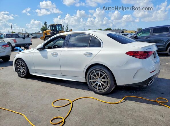 W1KAF8HB7PR091206 2023 MERCEDES-BENZ C White უკანა მარცხენა