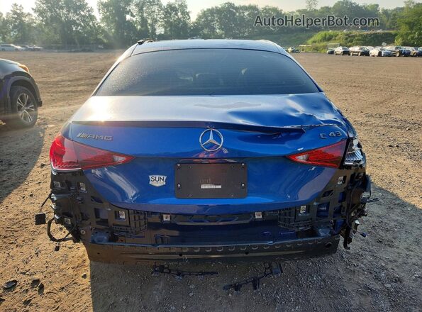 W1KAF8HBXPR108032 2023 MERCEDES-BENZ C Blue Vista trasera