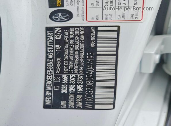 W1KCG2DB0RA047493 2024 MERCEDES-BENZ EQS White Вид підкапотного простору