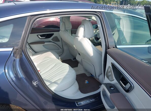 W1KCG2EBXPA040658 2023 MERCEDES-BENZ EQS 450 Blue VIN კოდის სტიკერის ხედი