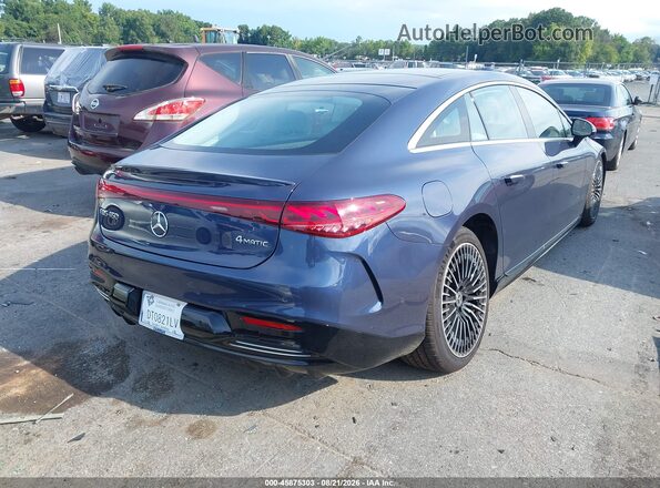 W1KCG2EBXPA040658 2023 MERCEDES-BENZ EQS 450 Blue უკანა მარჯვენა