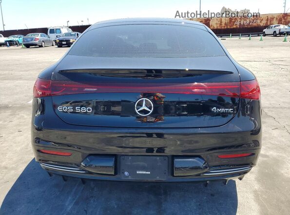 W1KCG4EB2NA006576 2022 MERCEDES-BENZ EQS Black Widok z tyłu