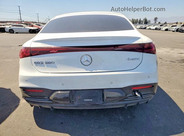 W1KCG4EB2PA028158 2023 MERCEDES-BENZ EQS White Widok z tyłu