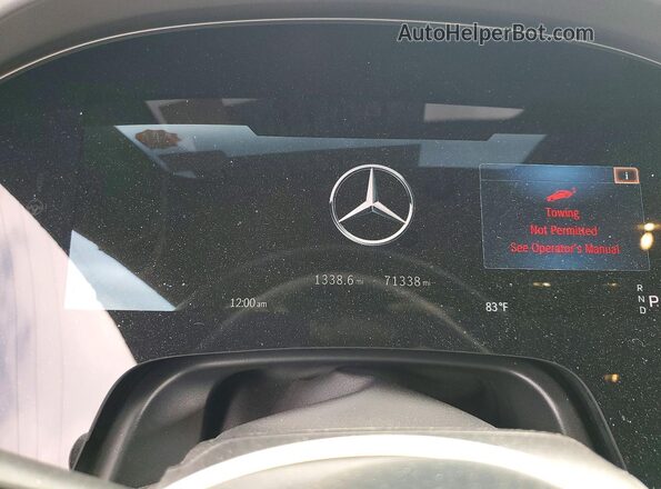 W1KCG4EB5NA020701 2022 MERCEDES-BENZ EQS Черный Вид щитка приборов