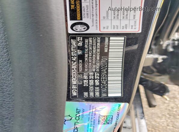 W1KCG4EB5NA020701 2022 MERCEDES-BENZ EQS Черный Вид подкапотного пространства