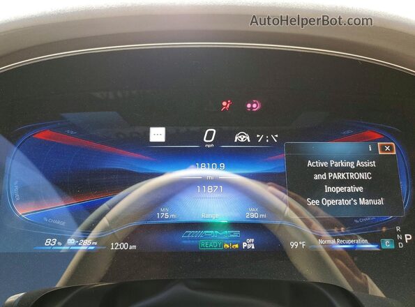 W1KCG5FB7RA044234 2024 MERCEDES-BENZ EQS Золотой Вид щитка приборов