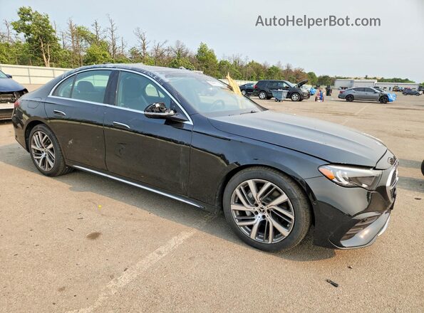 W1KLF4HB3SA185558 2025 MERCEDES-BENZ E Черный Передняя правая четверть