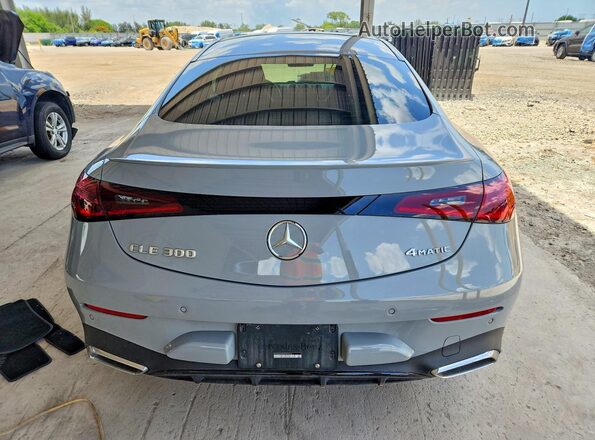 W1KMJ4HB9RF043554 2024 MERCEDES-BENZ CLE Gray Rear view