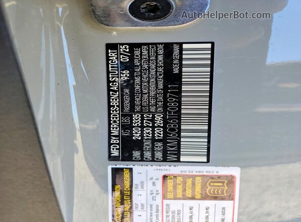W1KMJ6CB6TF089711 2026 MERCEDES-BENZ CLE Gray Вид підкапотного простору