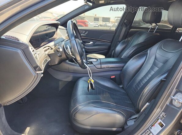 W1KUG8DB4LA566853 2020 MERCEDES-BENZ S Серый Вид салона спереди