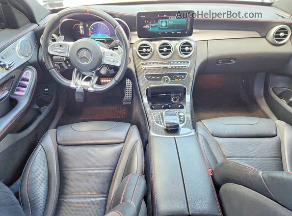 W1KWF6EB2MR624590 2021 MERCEDES-BENZ C Gray Вид панелі приладів