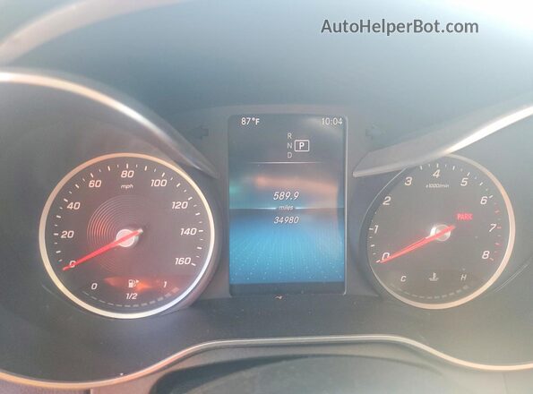 W1KWF8DB0LR598700 2020 MERCEDES-BENZ C Silver Widok zestawu wskaźników