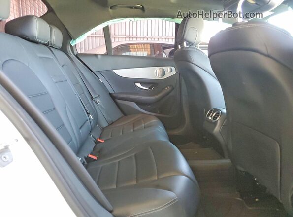 W1KWF8DB0MR650439 2021 MERCEDES-BENZ C White Rear seats view